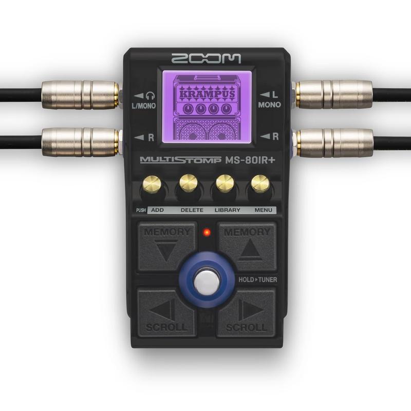 Amplificador MultiStomp e Modelador de Gabinete Pedal Zoom MS